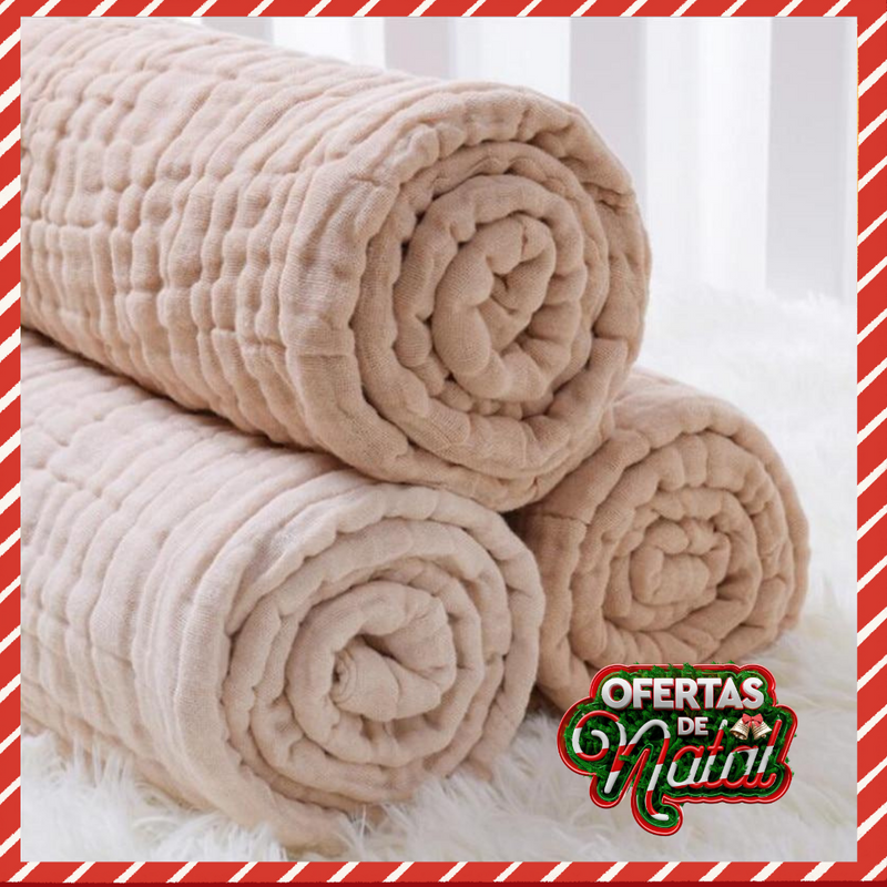 6 Cobertores de Algodão de Bambu - Bamboo Blanket - OFERTA DE NATAL